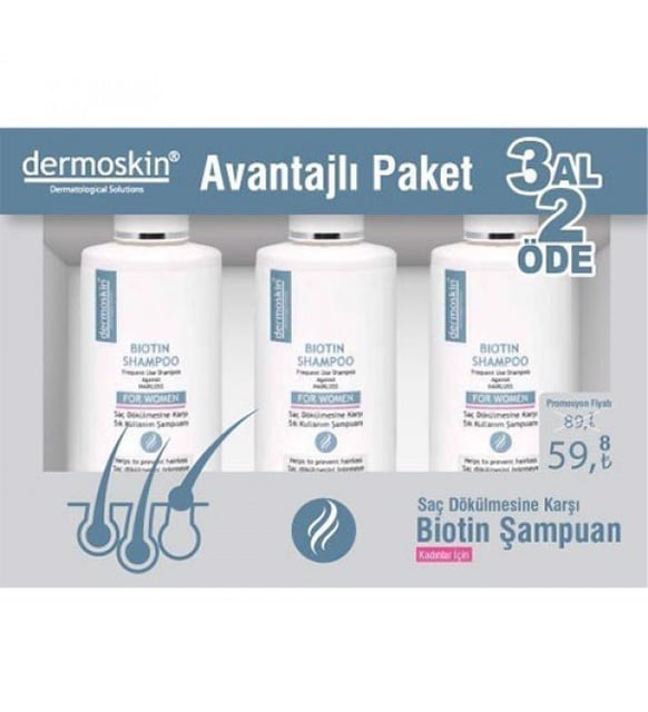 Dermoskin Biotin Şampuan Kadın