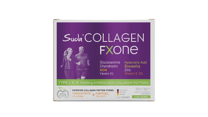 Suda Collagen Fxone Elma Aromalı 30 x 13 gr Toz Saşe