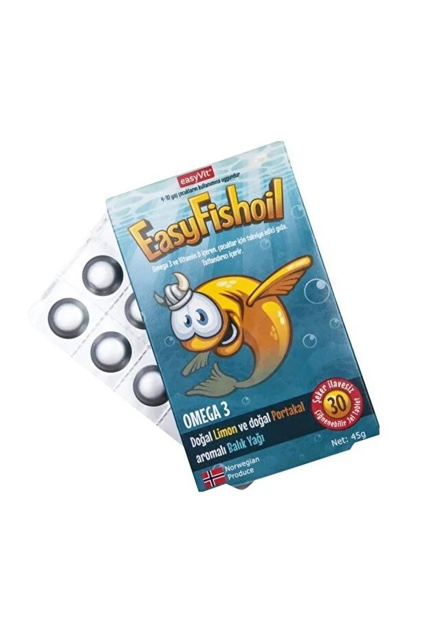 Easyfish Multi Omega 3 Vitamin Mineral 30 ADET Çiğnenebilir JEL