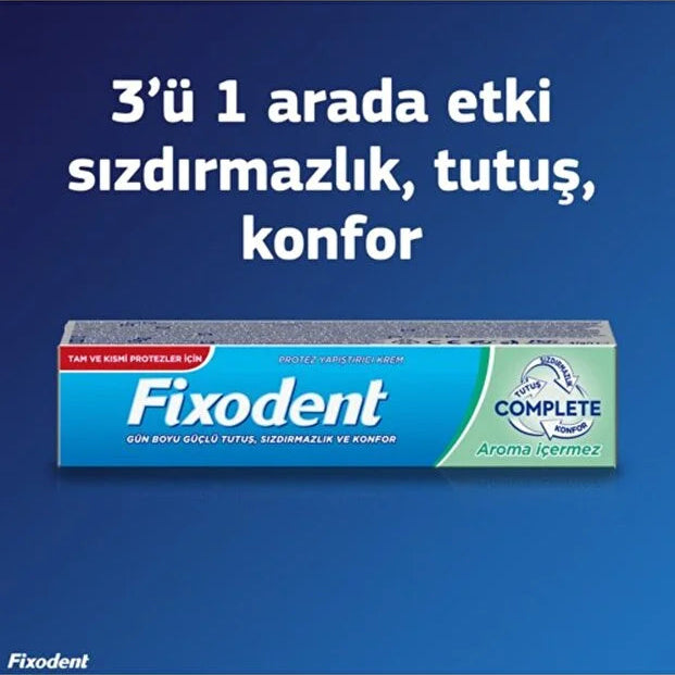 Fixodent Complate Natural Aroma Içermez Protez Yapiştirici 47gr