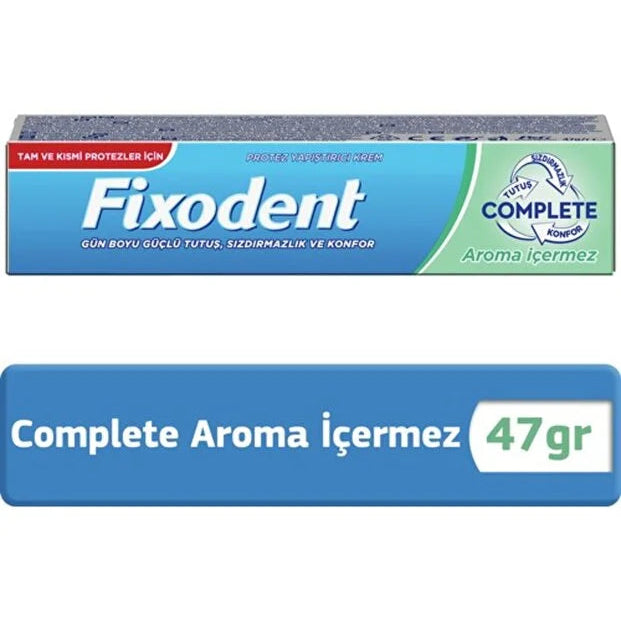 Fixodent Complate Natural Aroma Içermez Protez Yapiştirici 47gr