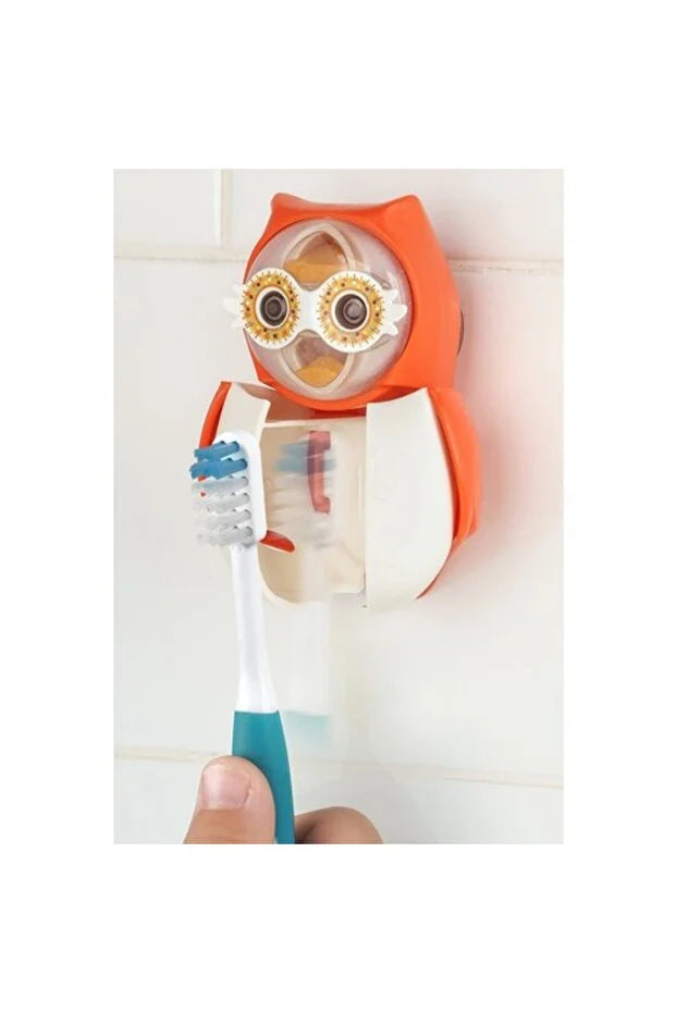 Flipper Tootbrush Holder With One Minute Timer Green Diş Firçasi Saklama