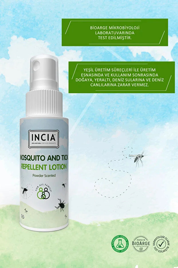 Incia Sivrisinek Kene Kovucu Sprey Losyon 50ml
