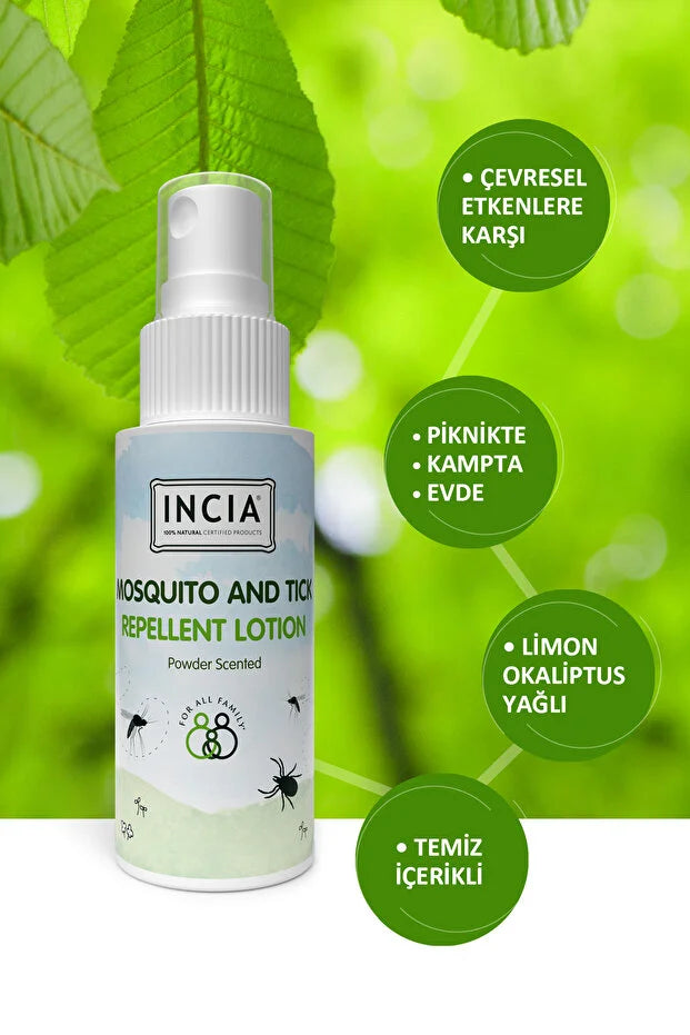Incia Sivrisinek Kene Kovucu Sprey Losyon 50ml