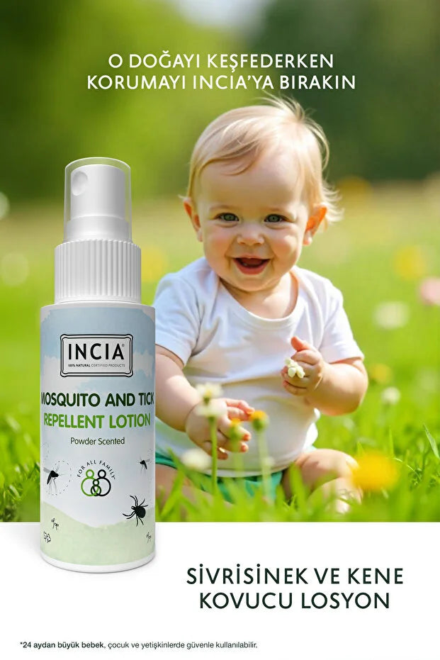Incia Sivrisinek Kene Kovucu Sprey Losyon 50ml
