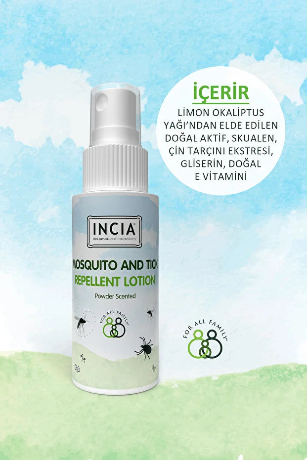 Incia Sivrisinek Kene Kovucu Sprey Losyon 50ml