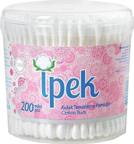 Ipek Kulak Temizleme Pamuğu Yuvarlak 200 Adet