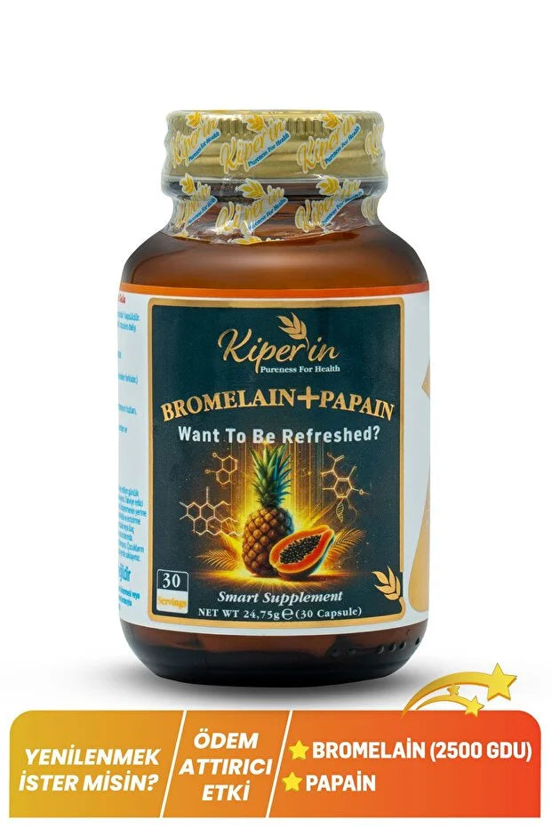 Kiperin Bromelain+Papain 30 ADET