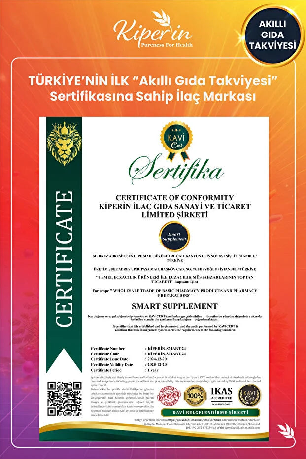 Kiperin Liposomal Multivitamin 30 Kapsül