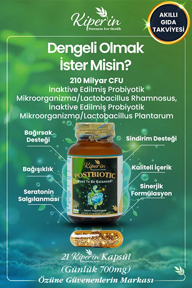 Kiperin Postbiotic 21 Kapsül