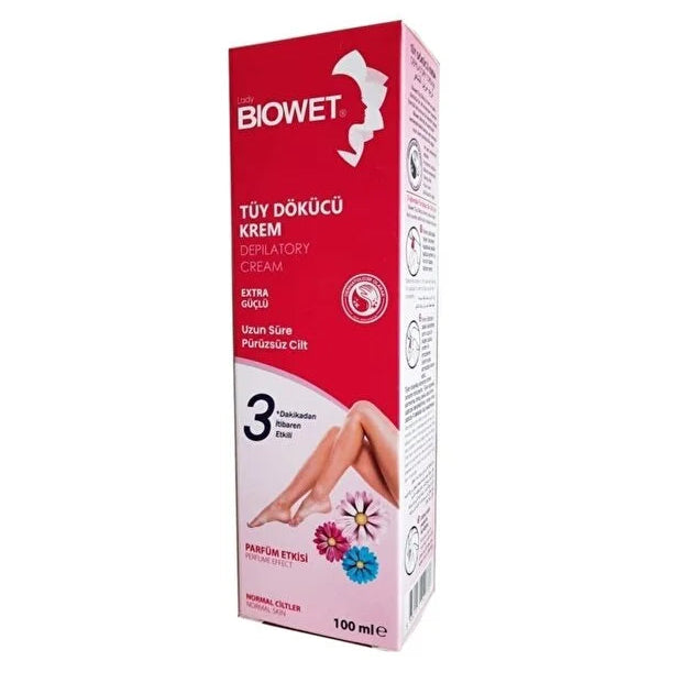 Lady Biowet Tüy Dökücü Krem Normal Ciltler 100ml Hair Removal Cream Normal Skins