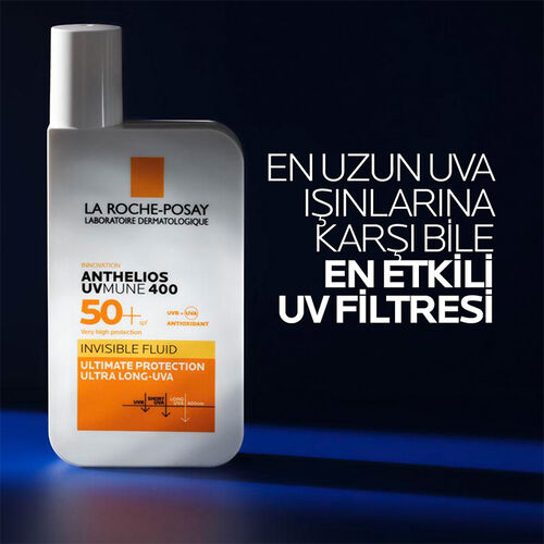 La Roche-posay Anthelios Uvmune 400 Spf50+ Fluide Insivible 50ml