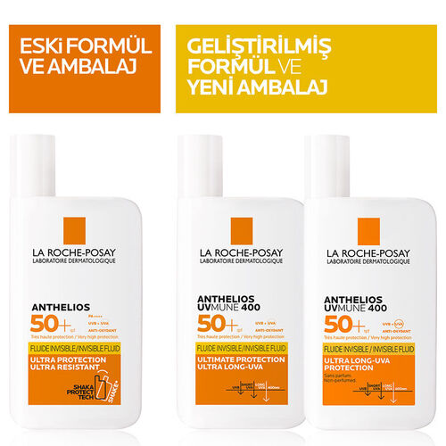 La Roche-posay Anthelios Uvmune 400 Spf50+ Fluide Insivible 50ml