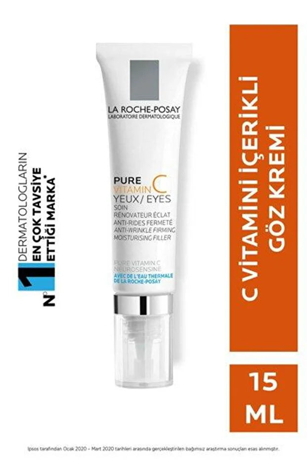 La Roche Posay Pure Vitamin C Eyes 15ml Anti-wrinkle Firming Moisturising Filler Bakim Kremi