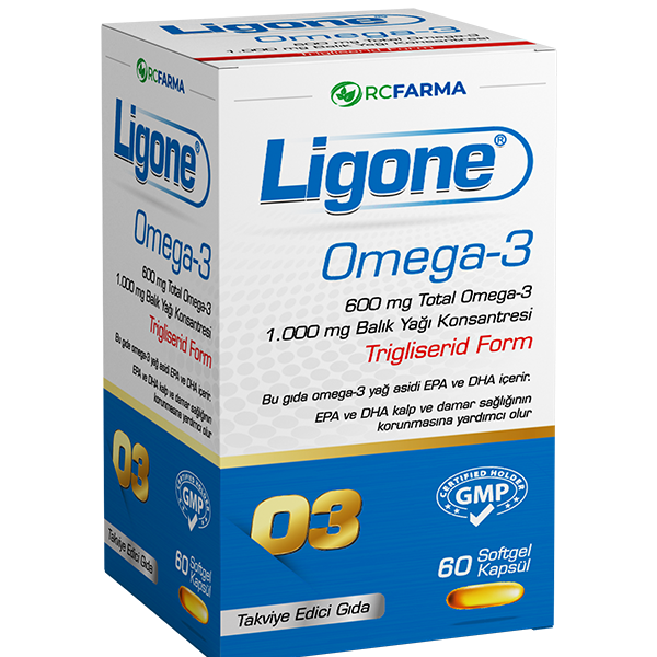 Ligone Omega-3 500MG 60 Yumuşak Jelatin Kapsül
