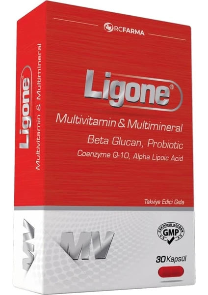 Ligone BETA Glukan 30 Kapsül Multivitamin Multimineral