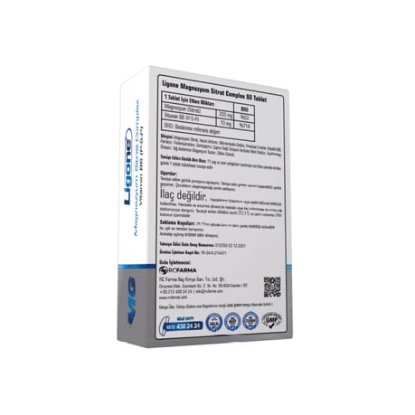 Ligone Magnezyum Sitrat 60 Tablet