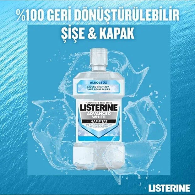 Listerine Advance White Hafif Tat 500ml