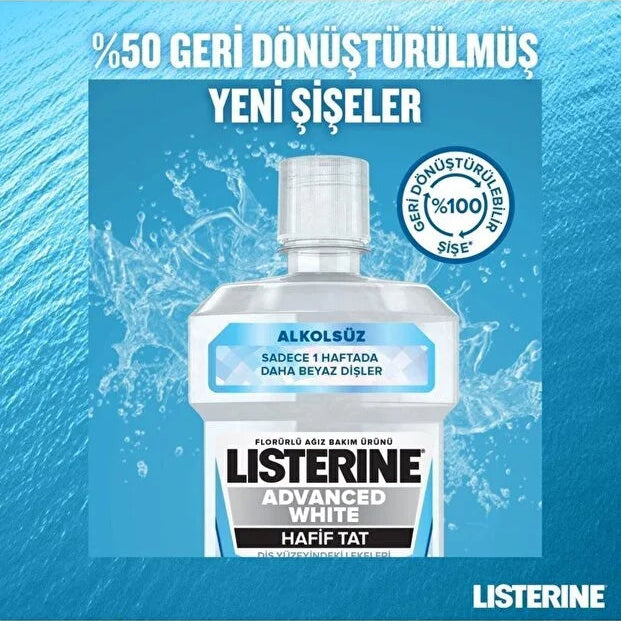 Listerine Advance White Hafif Tat 500ml