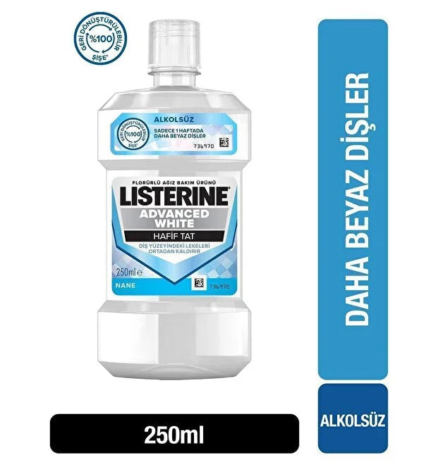 Listerine Advance White Hafif Tat 500ml