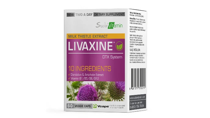 Suda Vitamin Milk Thistle Extract Livaxine 60 Kapsül