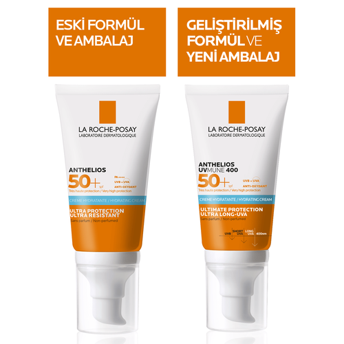 La Roche Posay Anthelios Uvmune 400 Hydrating Spf50+ 50ml Çok Yüksek Korumali Renkli Nemlendirici Krem