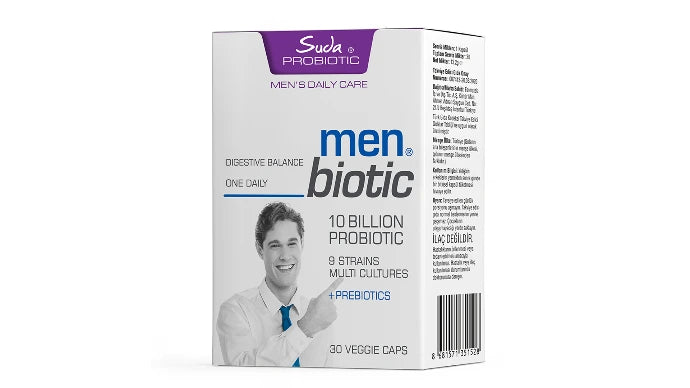 Suda Probiotic Men Daily Care Probiotics 30 Kapsül