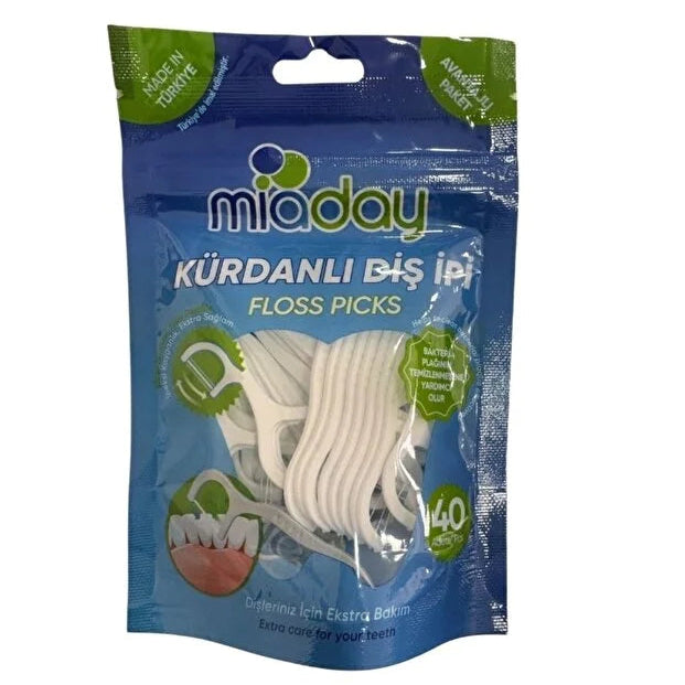 Miaday Kürdanlı Diş İpi 40 Adet