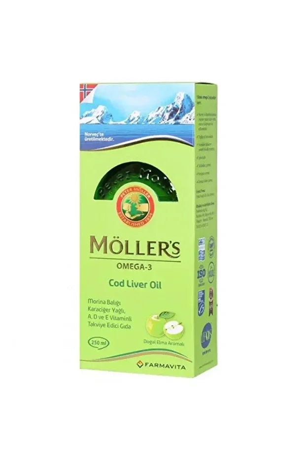 Möllers 250ML ELMA Aromali Omega-3 COD Liver OIL Vitamin A D E