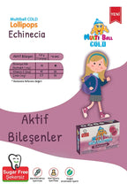 Multiball COLD Ekinezya Çinko 12 Lolipop Çocuk Pastili