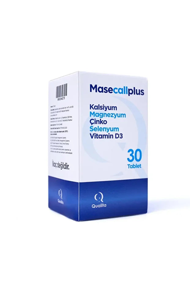 Masecallplus 30 Tablet Kalsiyum Magnezyum Çinko Selenyum Vitamin D3
