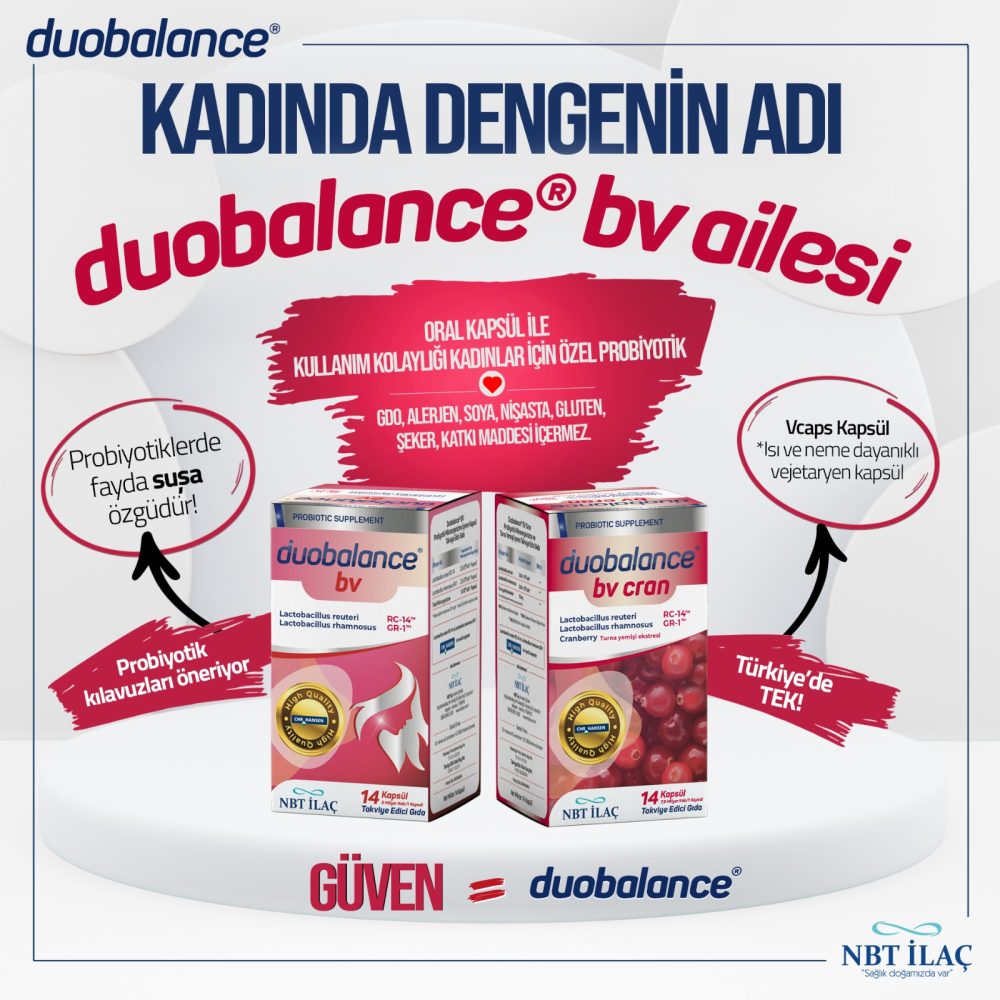 Nbtlife Duobalance BV CRAN 14 Kapsül Probiyotik Mikroorganizma Turna Yemişi