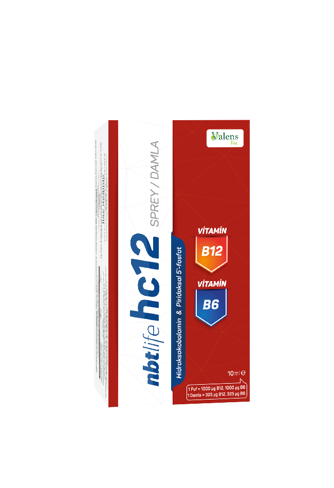 Nbtlife HC12 Vitamin B12 B6 Spray Damla 10ML
