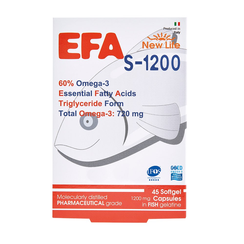 NEW LIFE EFA S-1200 Balik YAĞI 720MG 45 Kapsül