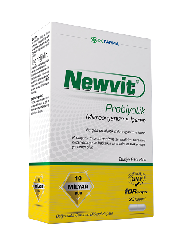 Newvit Probiyotik Mikroorganizma 30 Kapsül