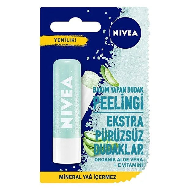 Nivea Bakım Yapan Dudak Peelingi Aloe Vera + E Vitamini 4.8 gr