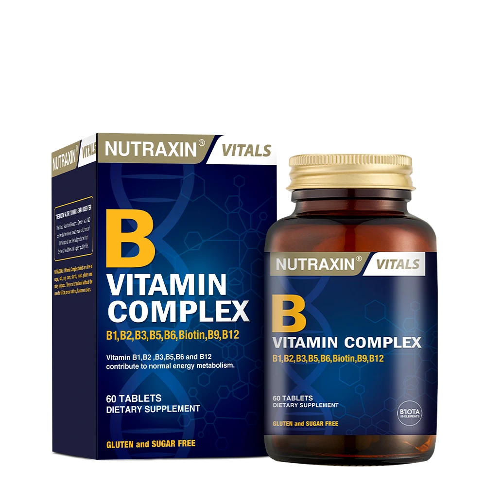 Nutraxin B Vitamin Complex 60 Tablet