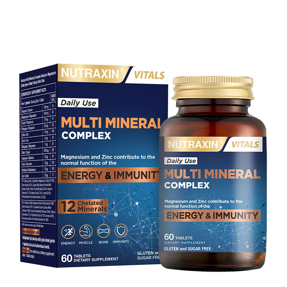 Nutraxin Daily USE Multi Mineral Complex 60 Tablet