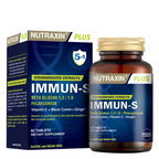 Nutraxin Immun-S 60 Tablet BETA Glukan Afrika Sardunyasi Çörek OTU Zencefil Vitamin C