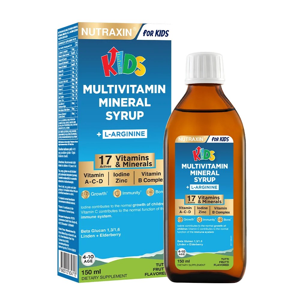 Nutraxin KIDS Multivitamin Mineral Şurup 150ML