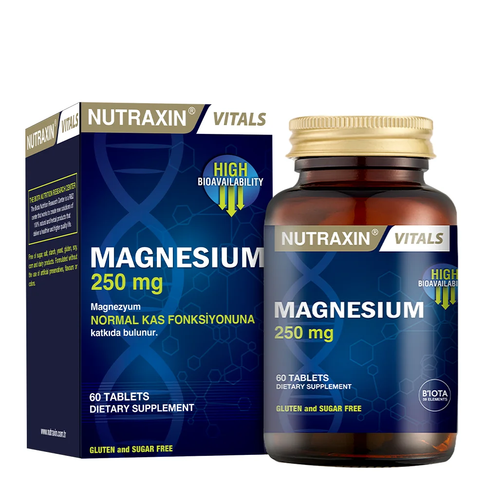 Nutraxin Magnesium 250MG 60 Tablet