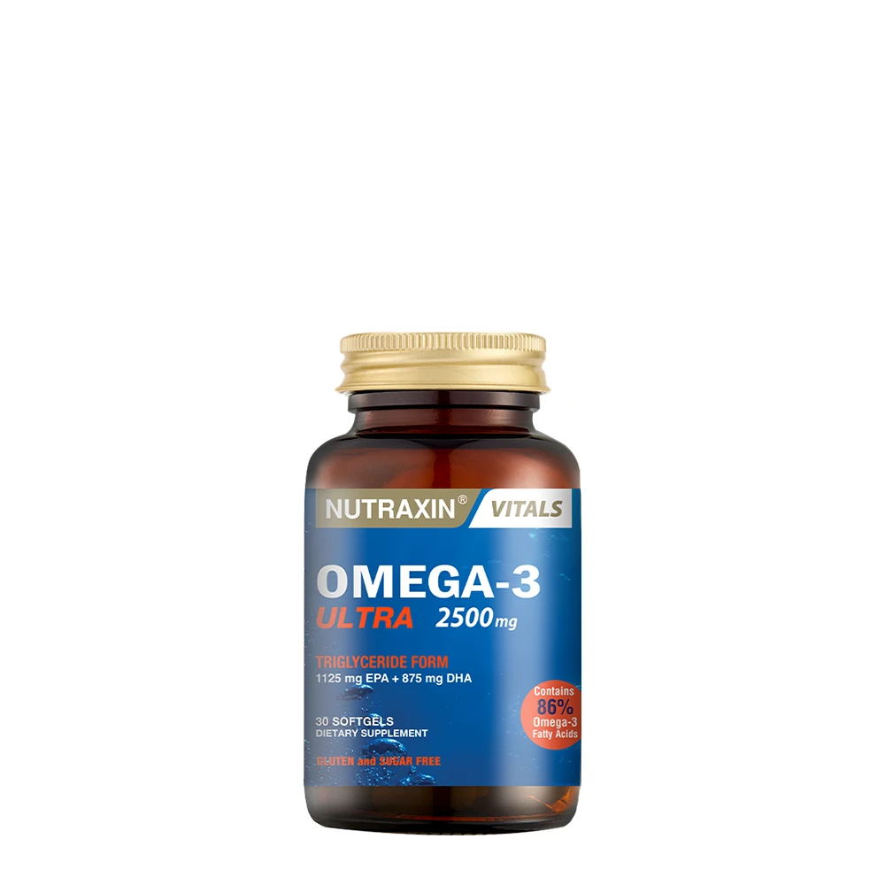 Nutraxin Omega-3 Ultra 2500MG 30 Yumuşak Kapsül