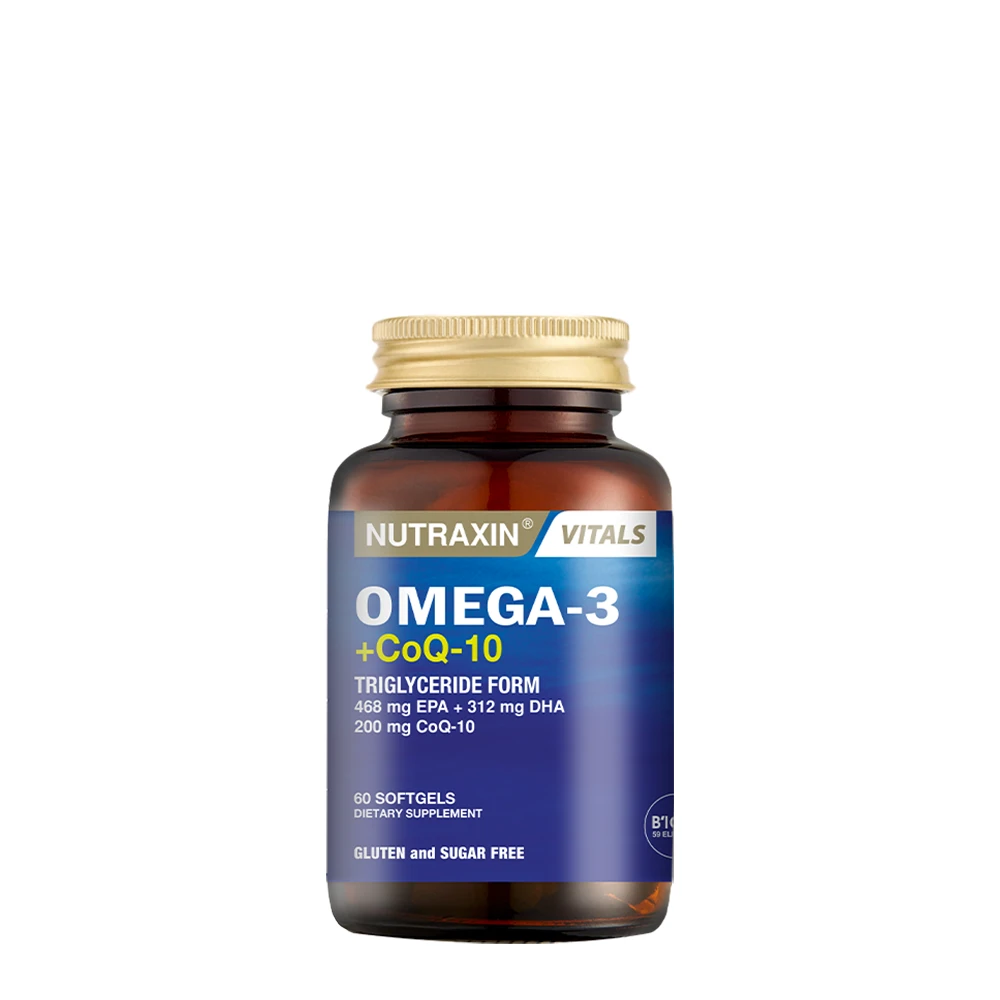 Nutraxin Omega-3 & CO Q-10 60 Yumuşak Softjel