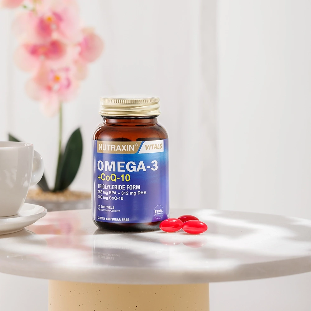 Nutraxin Omega-3 & CO Q-10 60 Yumuşak Softjel