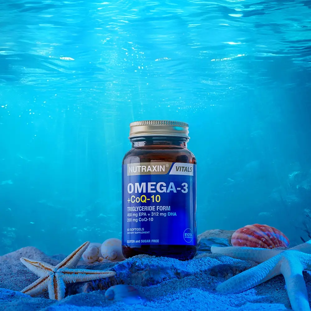 Nutraxin Omega-3 & CO Q-10 60 Yumuşak Softjel