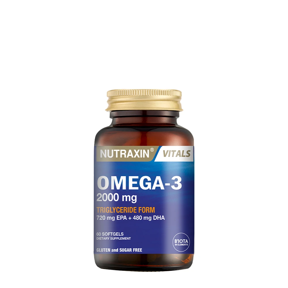 Nutraxin Omega 3 2000MG 60 Yumuşak Kapsül