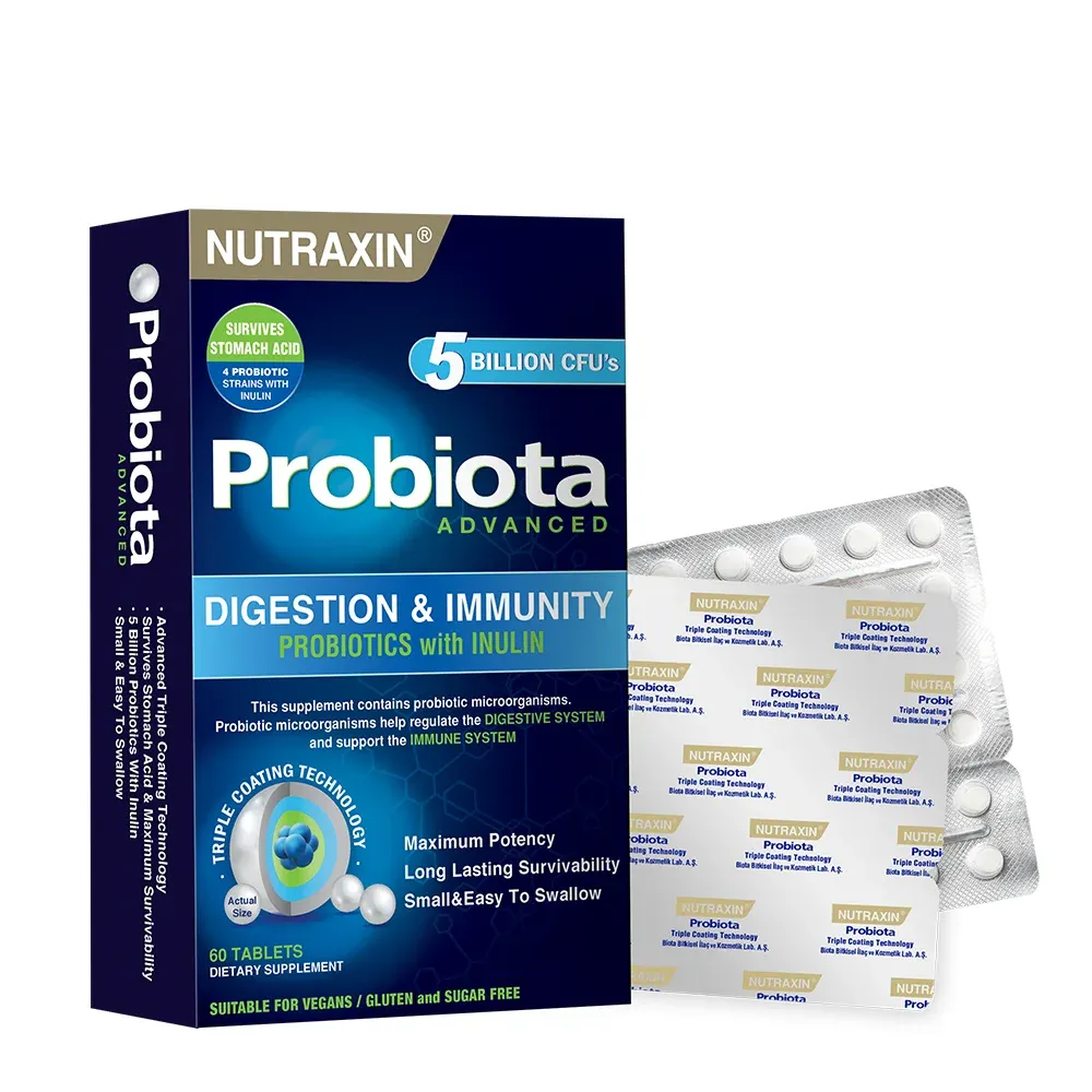 Nutraxin Probiota 60 Tablet Advanced Probiyotik Kompleks