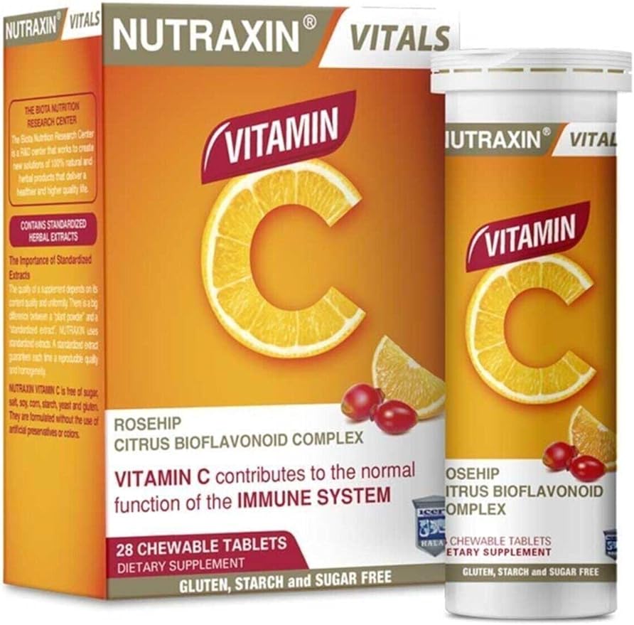 Nutraxin Vitamin C 28 Çiğneme Tableti