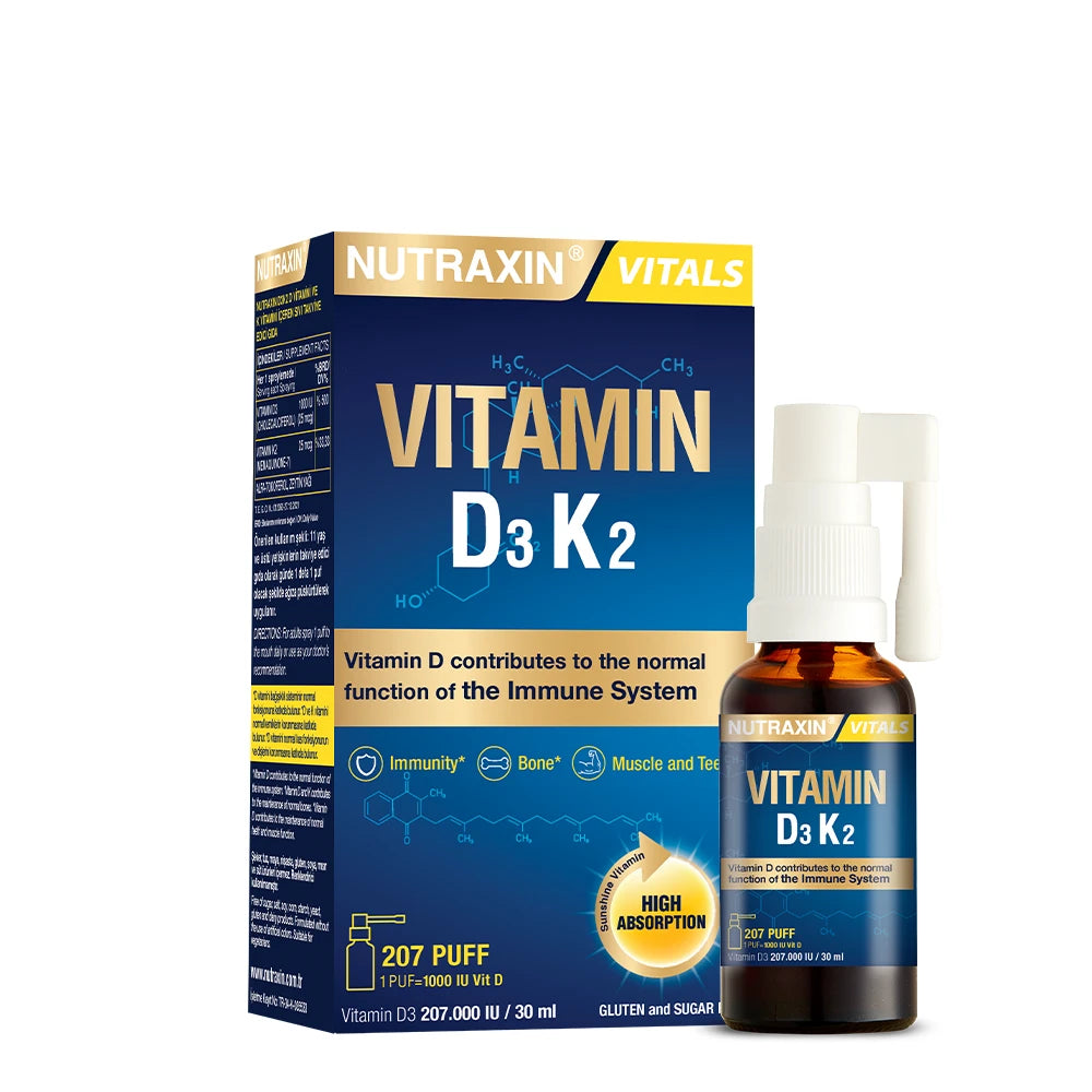 Nutraxin Vitamin D3K2 30ML 207 PUF