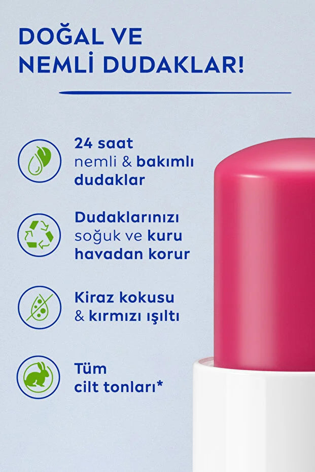Nivea Lip Cherry Shine Kiraz 4.8gr
